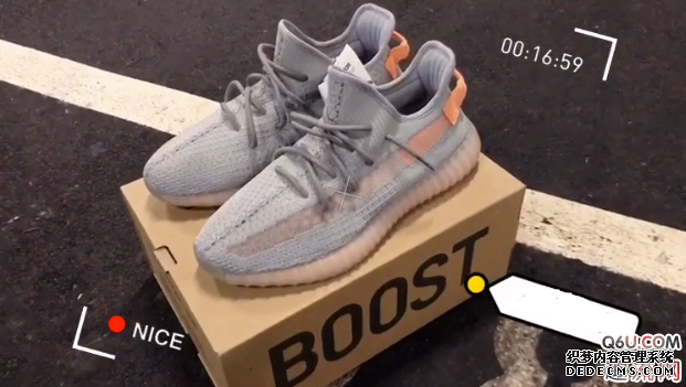 Yeezy 350 V2灰橙3.0半透明开箱测评 Yeezy 350 V2 True Form上脚图赏析